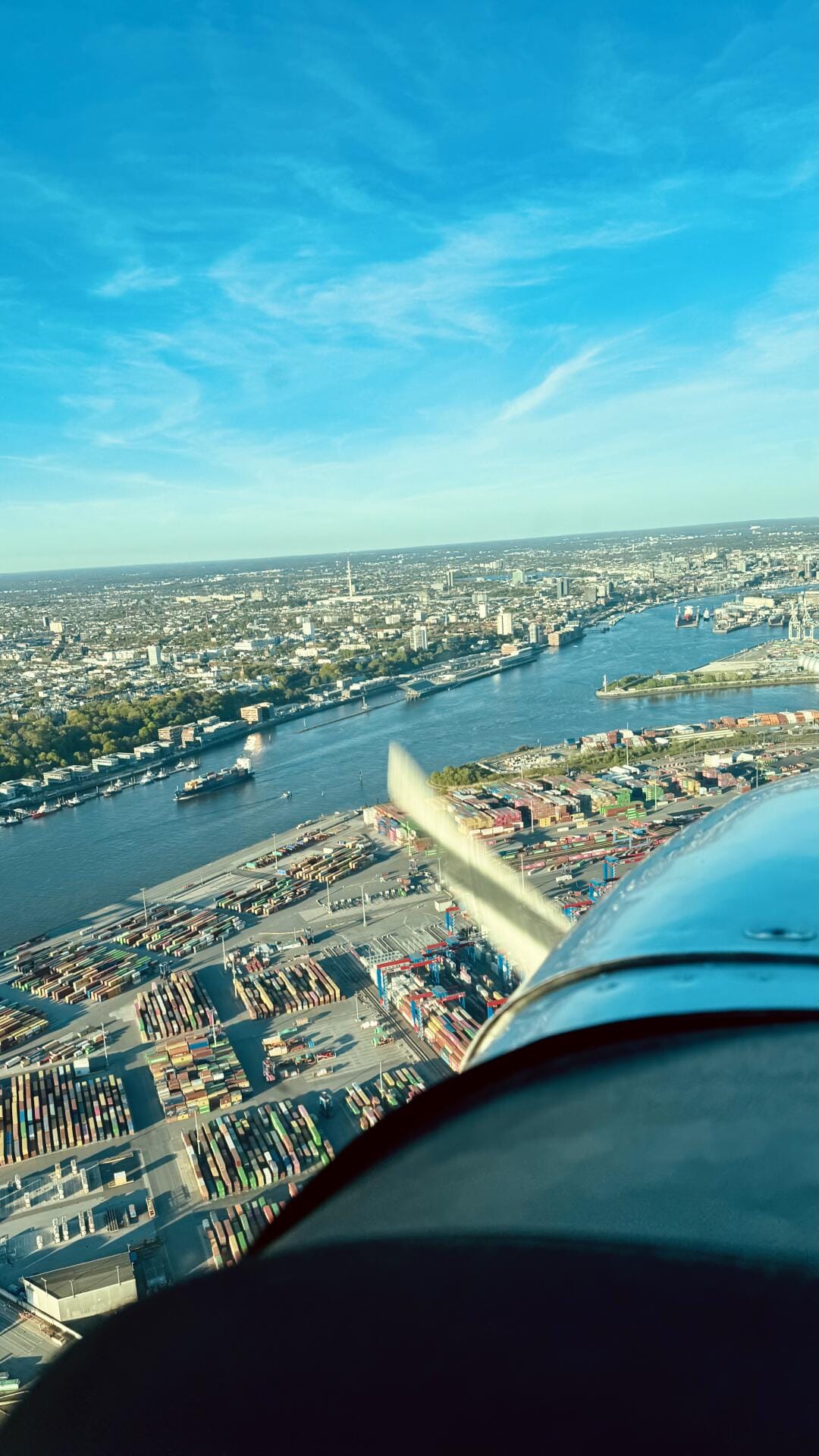 Rundflug über Hamburg