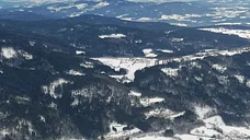 Flug über den Großen Arber, höchster Berg Niederbayerns