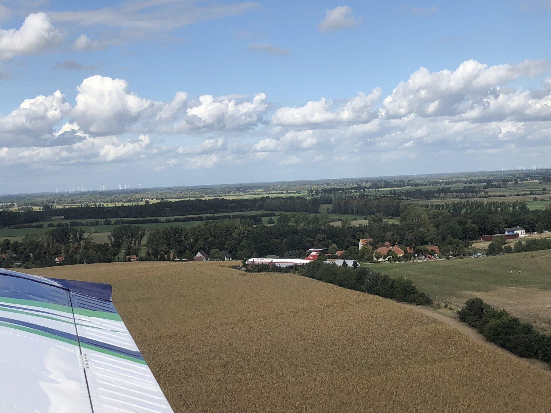 Besuch der IL-62 "Lady Agnes" nach Stölln via Berlin