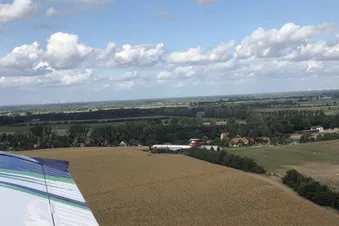 Besuch der IL-62 "Lady Agnes" nach Stölln via Berlin