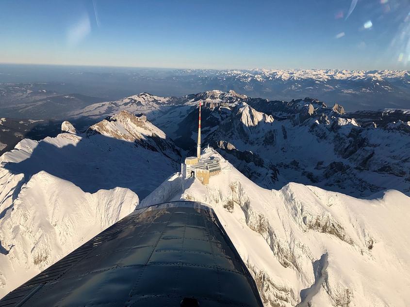 Säntis hautnah - Rundflug durch die Valensee Region