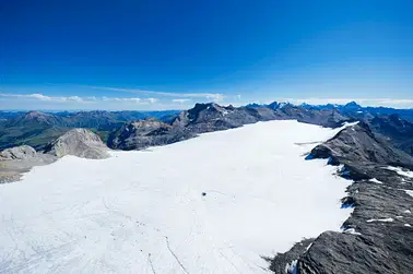 La Plaine Morte en hélico depuis Gruyères (4p)