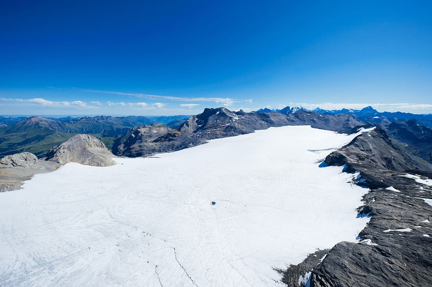 La Plaine Morte en hélico depuis Gruyères (4p)