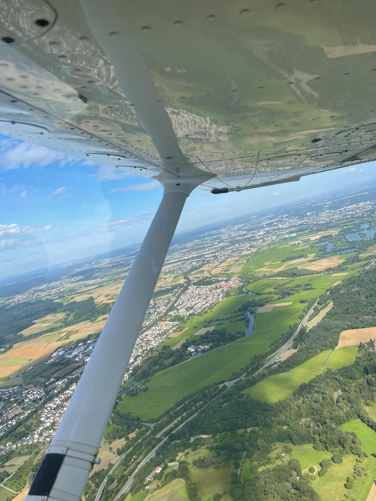 Rundflug über Hessen