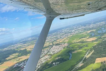 Rundflug über Hessen