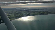 La côte normande vue du ciel