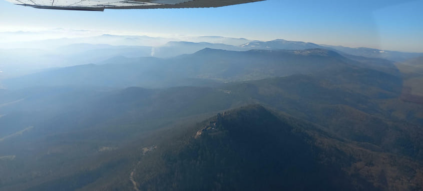 Balade des châteaux (40min - Avion 155cv)