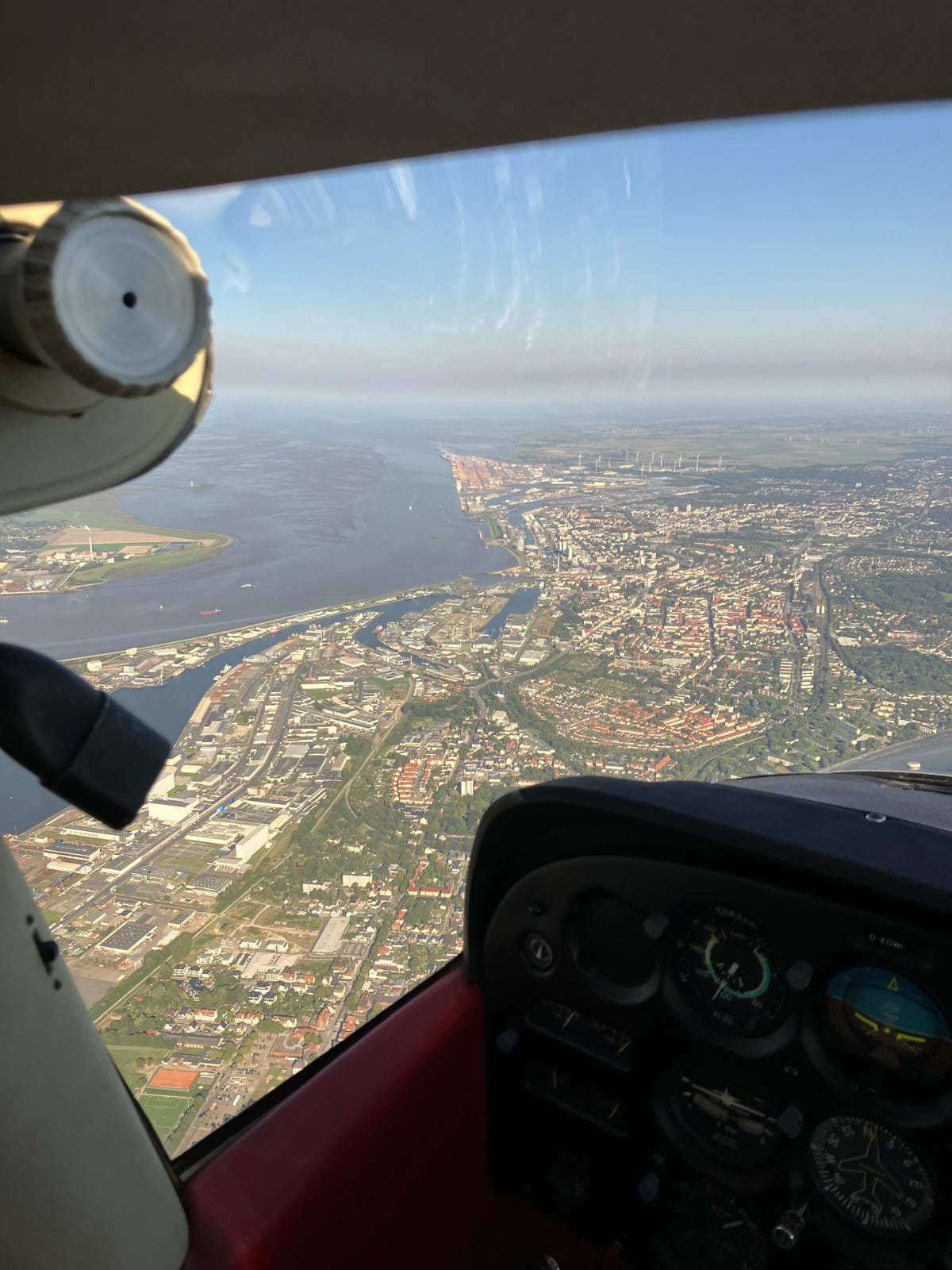 Die Nordseeküste von oben