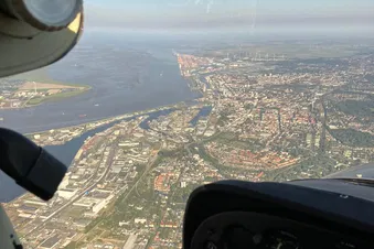 Die Nordseeküste von oben