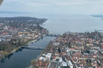 Flug zum Rheinfall, Schaffhausen