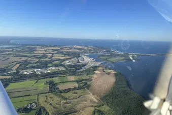 Rundflug über Hamburg