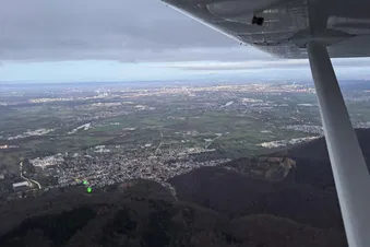 Der Rheingraben vom Odenwald aus