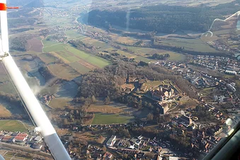 Panoramablick über Coburg: Entdecke die Region im Flieger