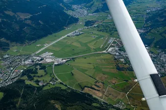 Flug von Augsburg nach Zell am See (Österreich)