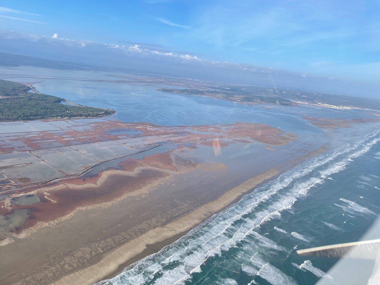 Survol du litoral Audois au départ de Perpignan