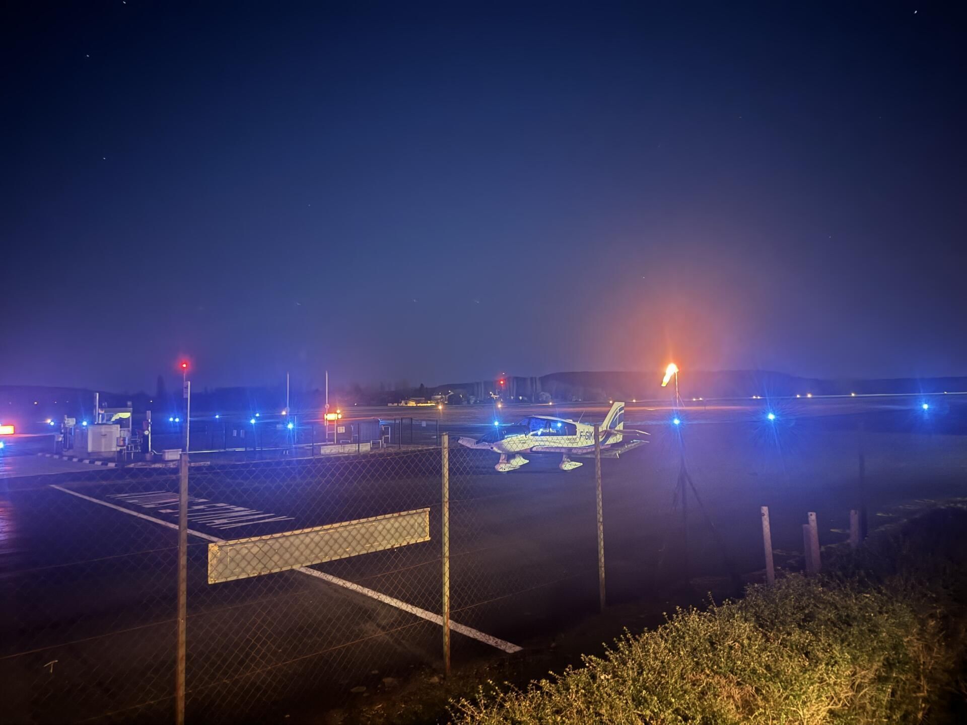 Le DR400 prêt au départ