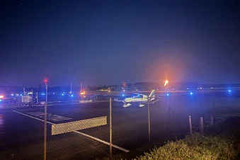 Le DR400 prêt au départ