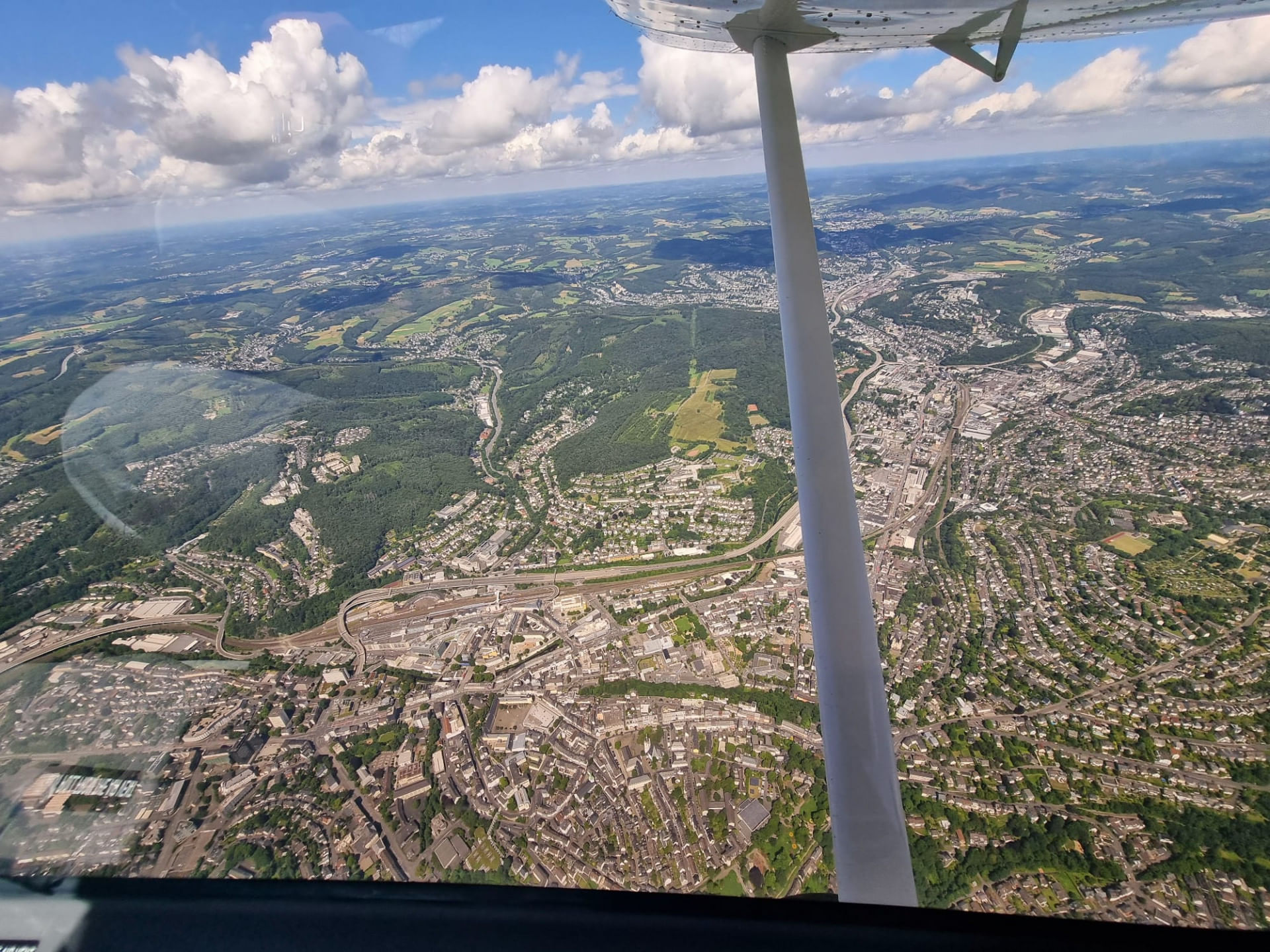 Rundflug Über Siegen und Dillenburg