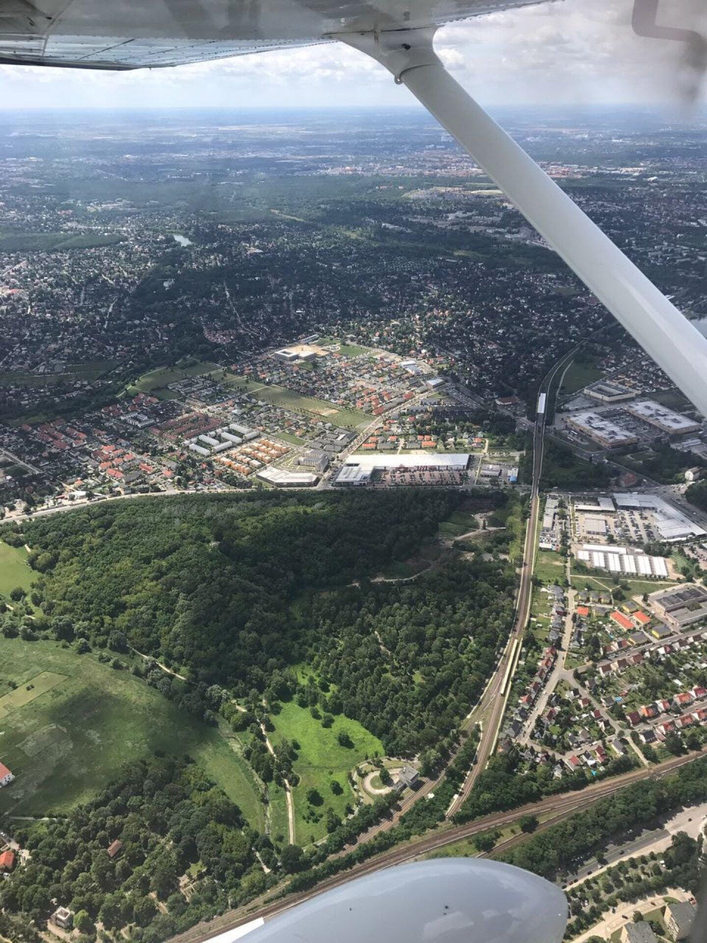 Schnupperflug über Brandenburg