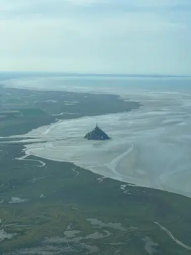 Balade au-dessus du mont Saint-Michel