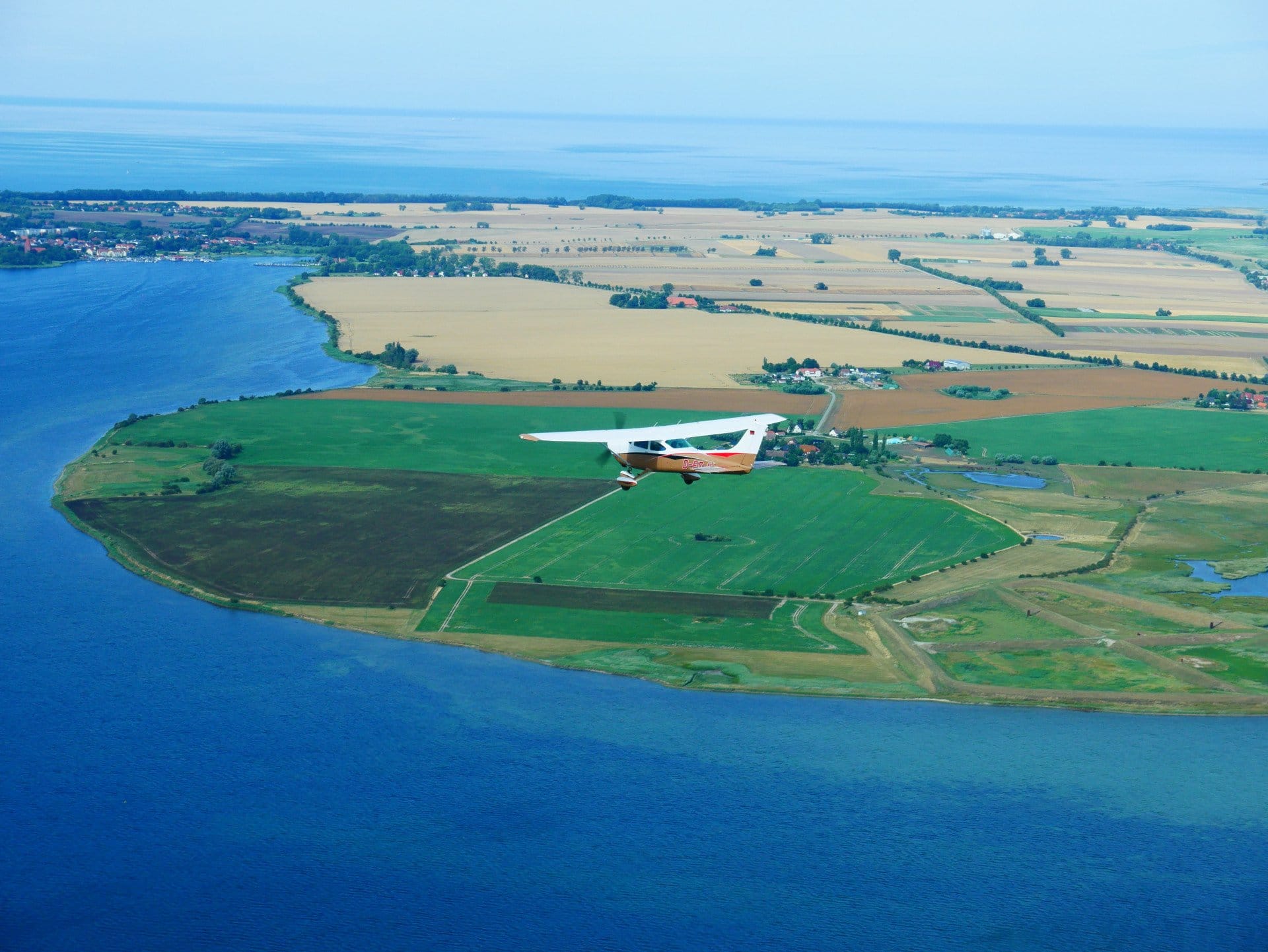 Flug zur Ostsee / Hansa-Park