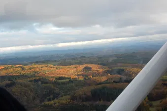 Survol du Lac de Vassivière et du plateau de Millevaches