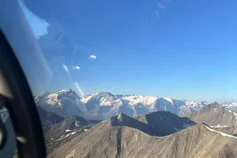 Le glacier de la Girose depuis le col du Martignare
