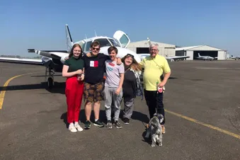 Sightseeing flight over the White cliffs and Kent