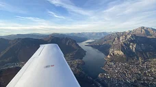 Lecco Lake seen from 4000 feet