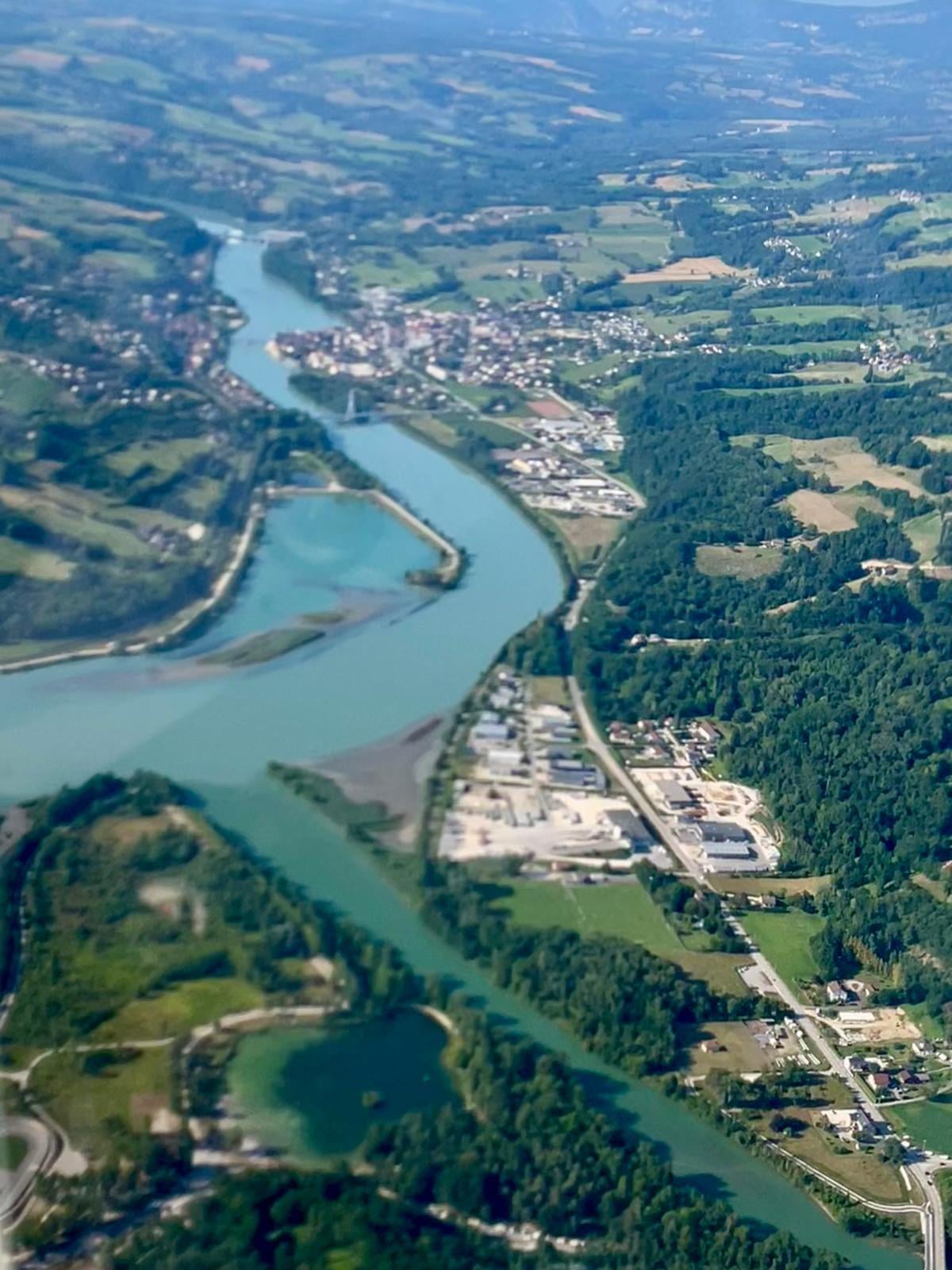 Le Rhône Vue du cockpit  P96