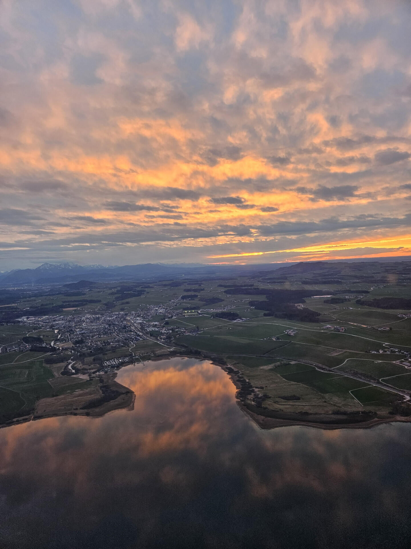 Chiemsse/Blick Richtung Rosenheim