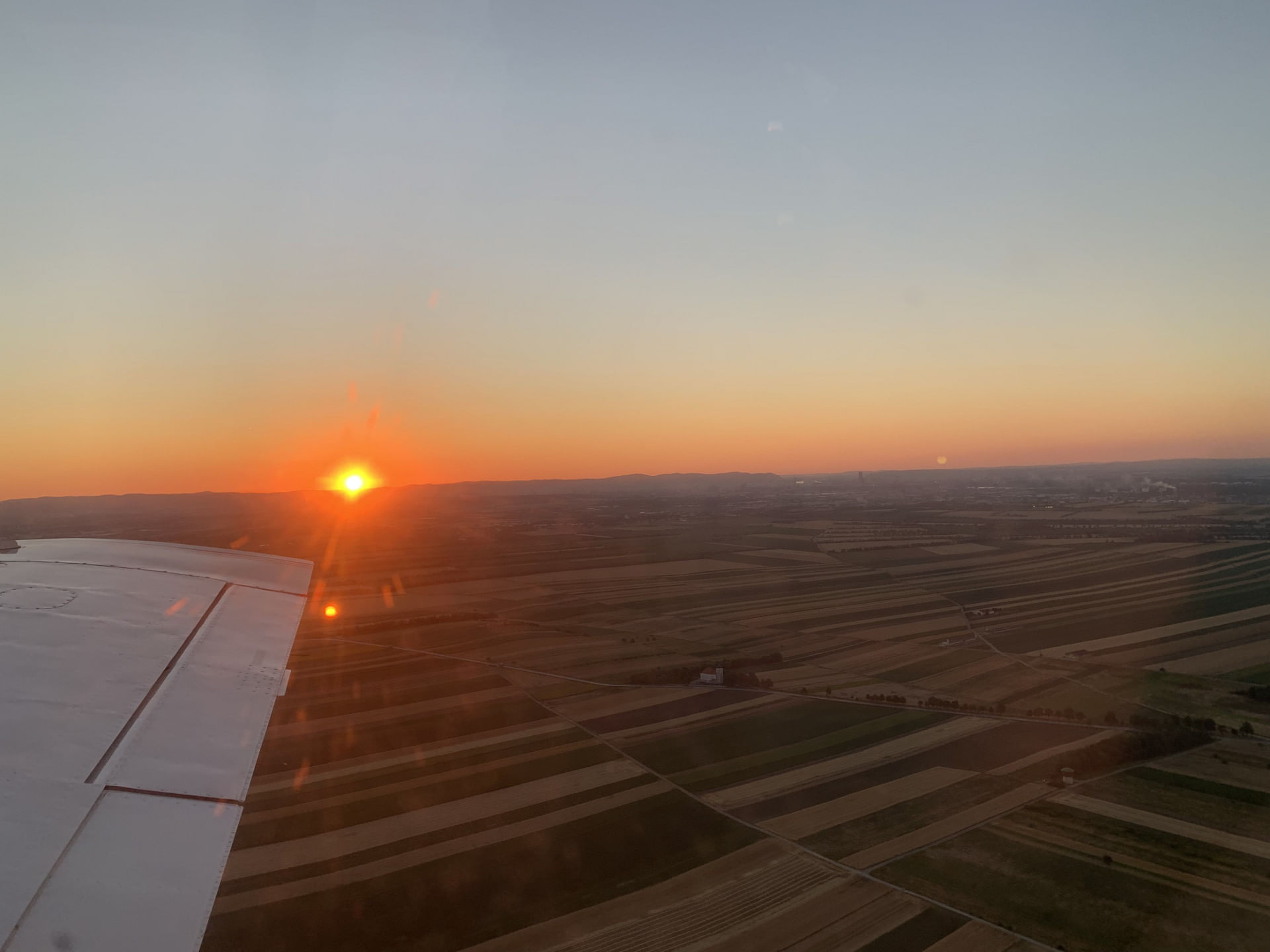 Flug über Wien