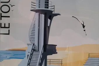 Le fameux plongeoir du Touquet
