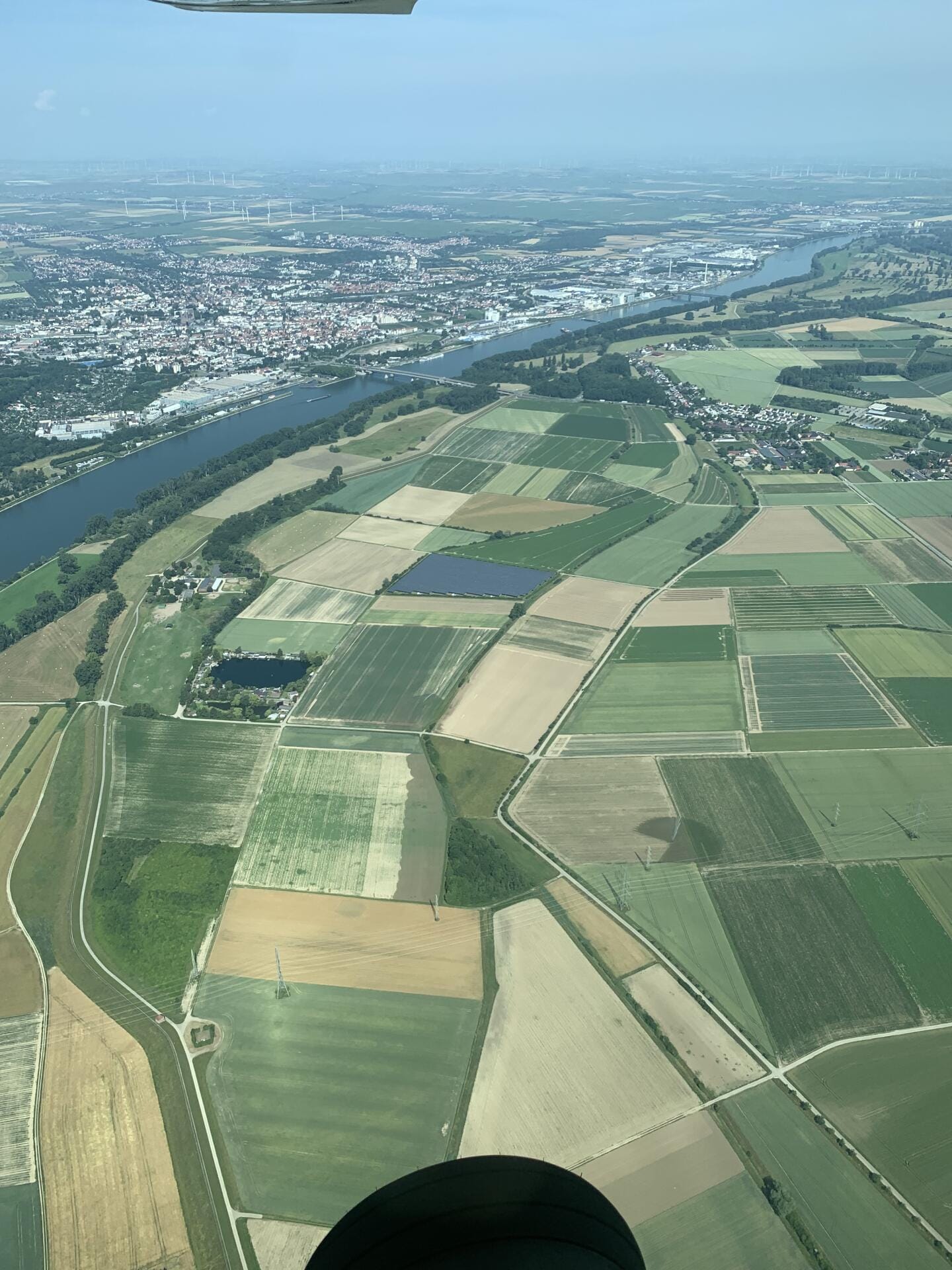 Fly Over Frankfurt & the Rhine