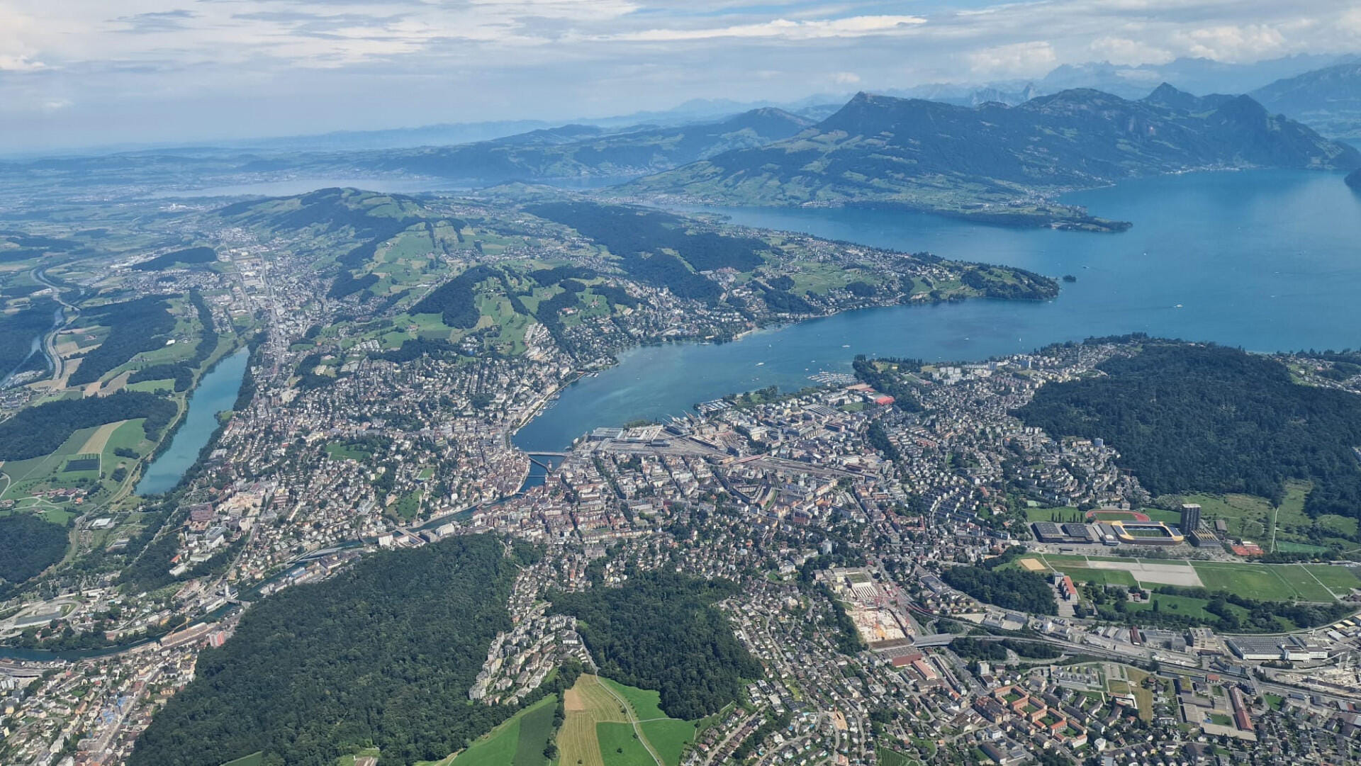 Lake Lucerne - Mount Pilatus - Mount Rigi