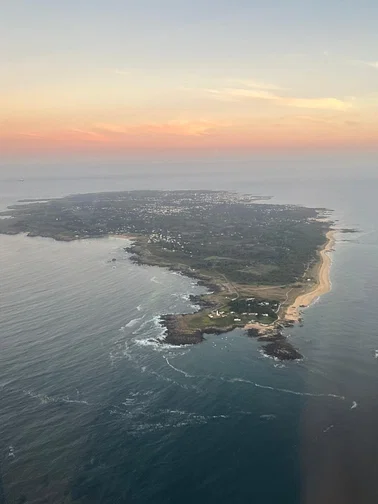 Belle-Île vue du ciel : escapade aérienne depuis Yeu
