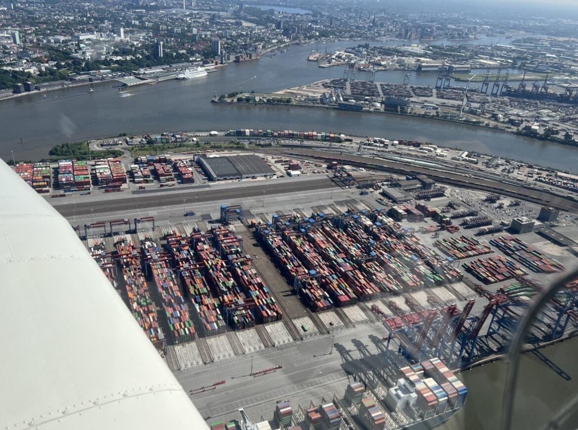 Hamburg Elbphilharmonie, Container-Terminal Elbe