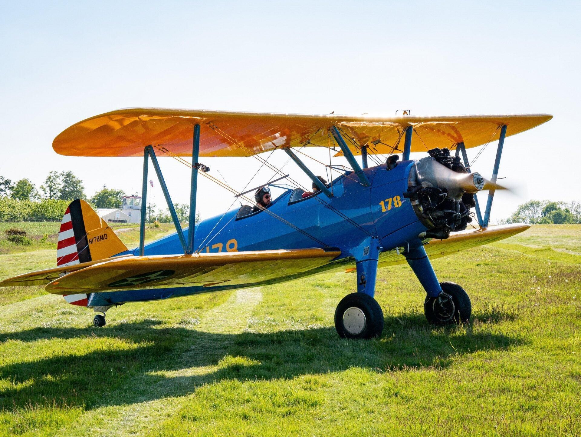 Stearman PT17 Rundflug  - Doppeldecker Erlebnis