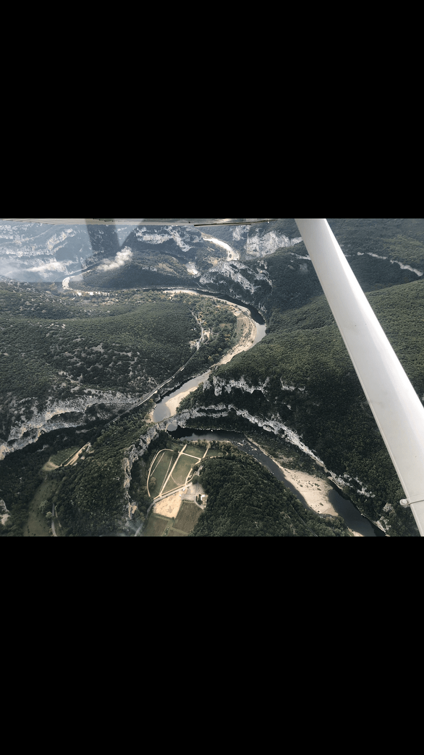 Balade aérienne : Les gorges de l’Ardèche - 2 ou 3 pax