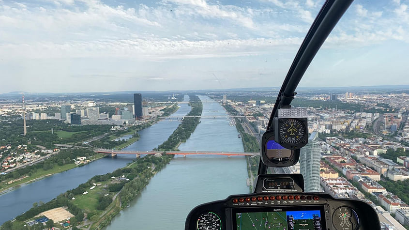 Durch Wien entlang der Donau