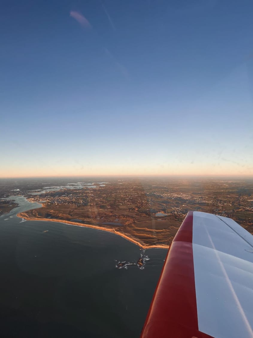 Survol de Belle-Île, Hoedic et de l’Île d’Houat