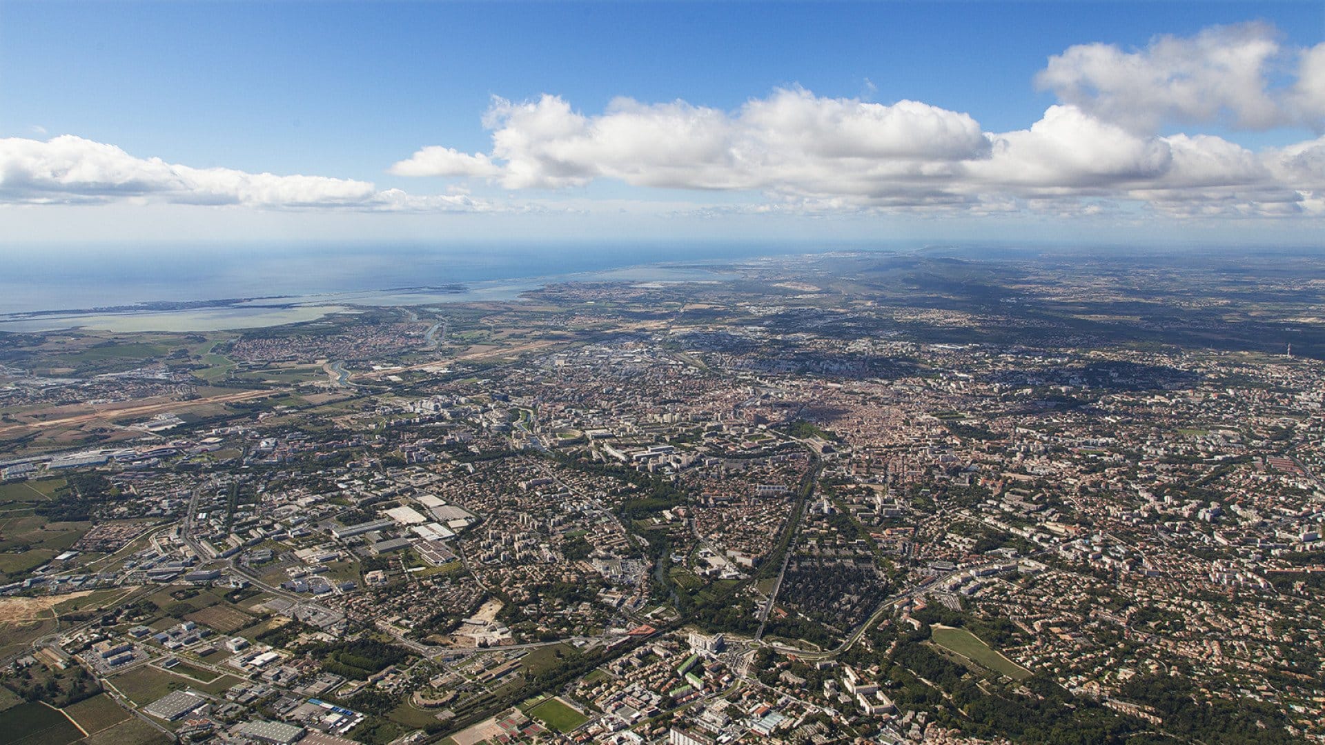 Grand tour de Montpellier en avion