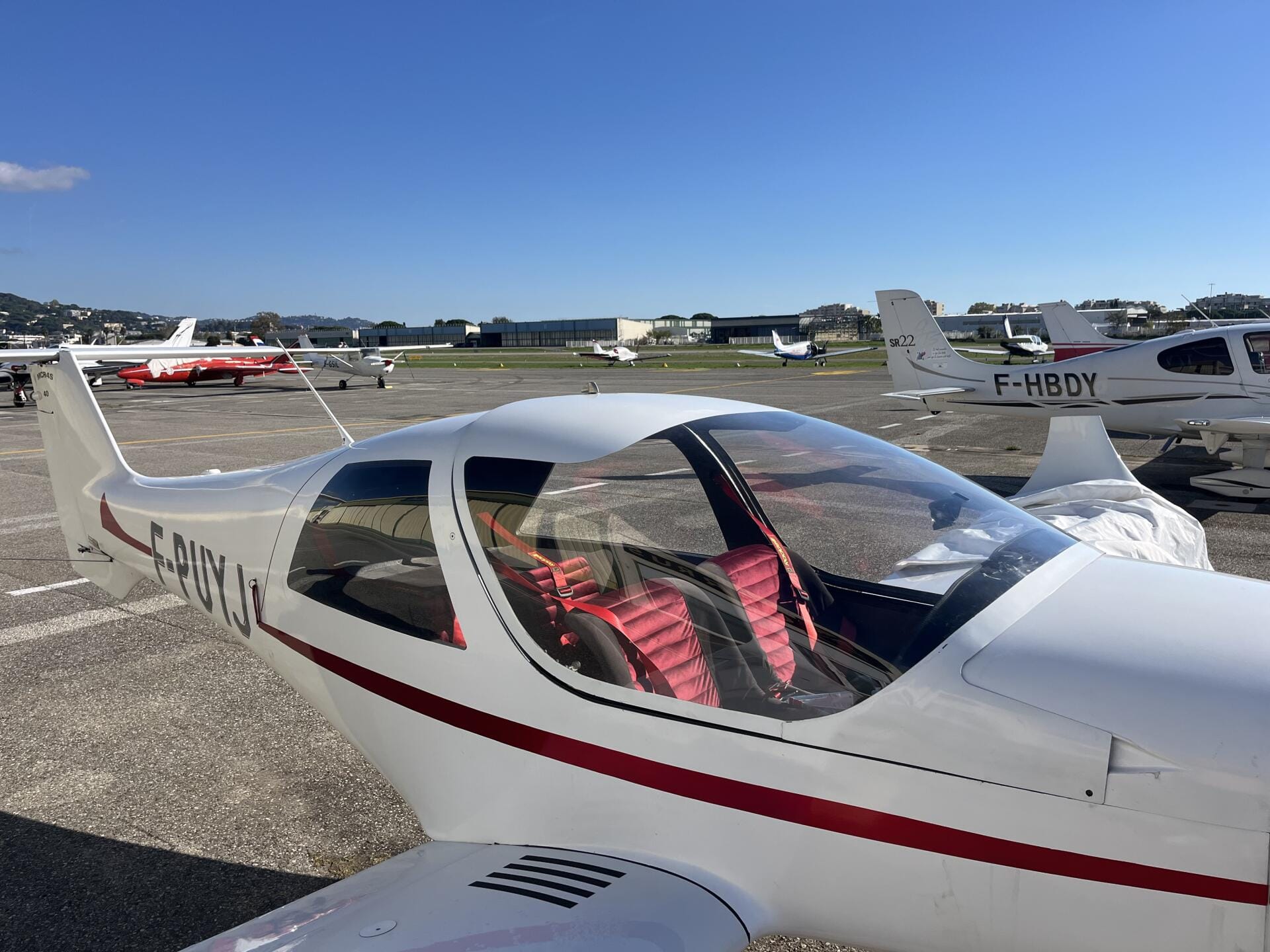Avion confortable et vue extraordinaire !