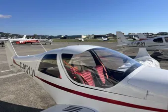 Avion confortable et vue extraordinaire !