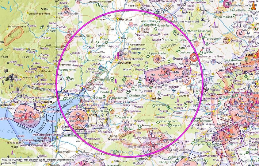 1 Hour Sightseeing from EGBP Kemble