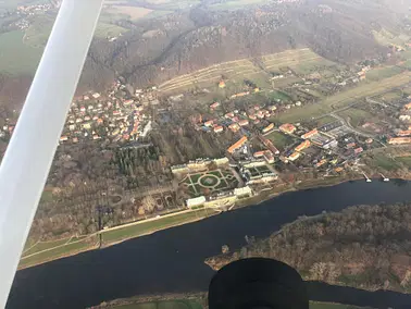 IFR Direktflug Braunschweig - Dresden