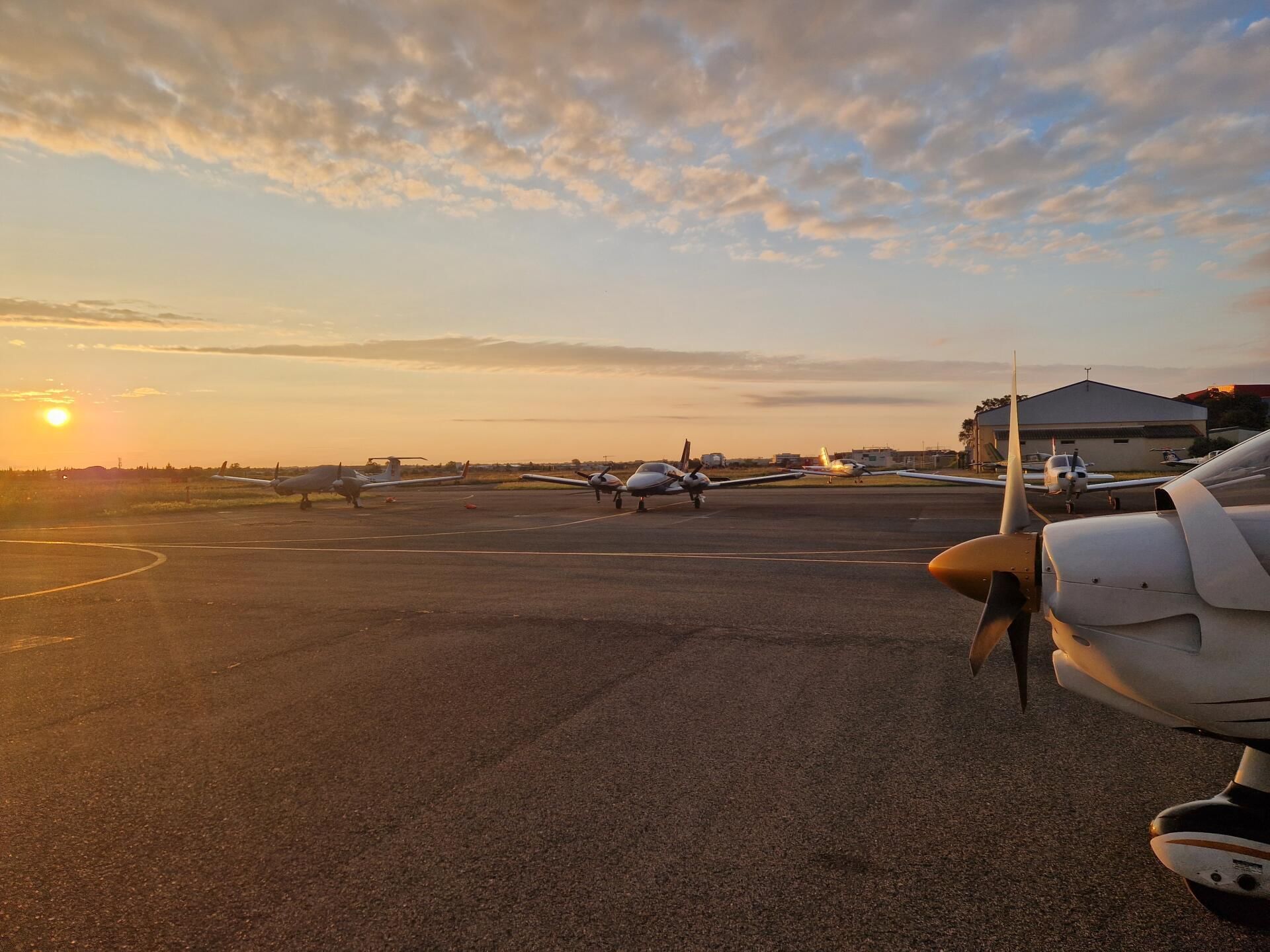 Vol lever du soleil Perpignan