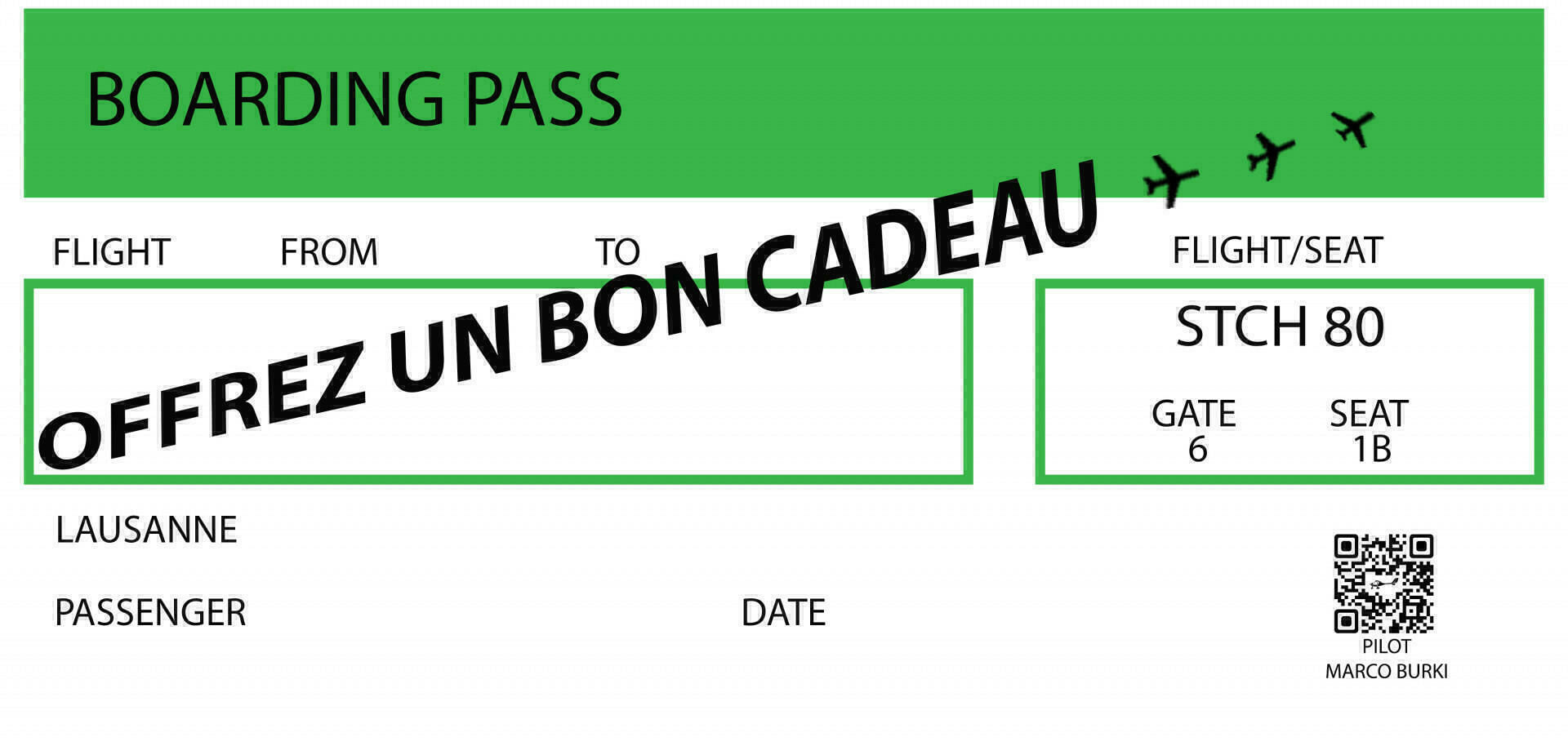 Vol personnalisé - Offrez une vue unique du ciel ! ✈️