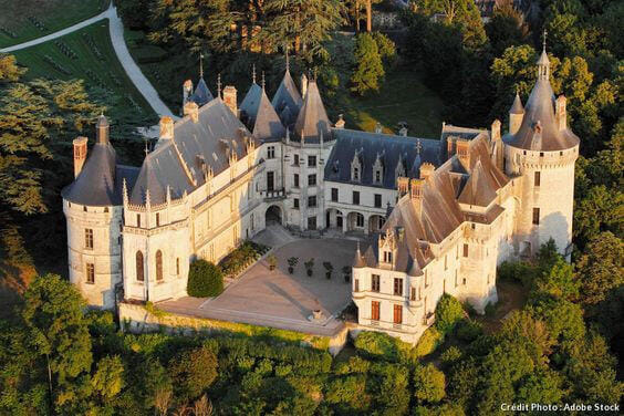 Balade aérienne : Châteaux de la Loire Est (2 passagers)