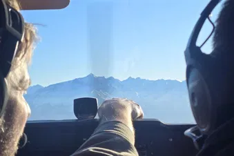 Gebirgsflug - Watzmann und Dachstein